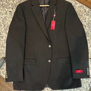 Chaps Black Suit Jacket 44L